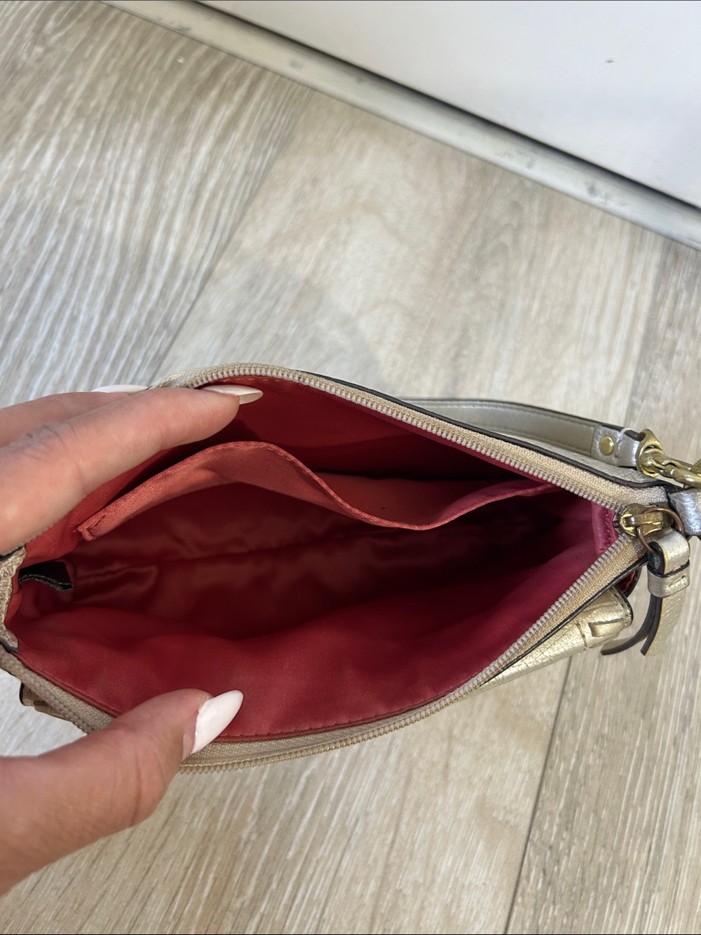 Coach Vintage Metallic Leather Mini Bag - Picture 11 of 13